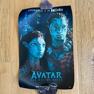 D23 2024 EXPO DISNEY AVATAR THE WAY OF WATER SMALL MOVIE POSTER 18 X 12.25